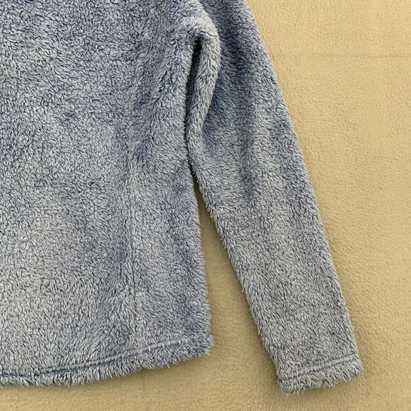 Patagonia Los Gatos 1/4 Zip Womens Size Small Blue Sherpa Fleece Pullover - Picture 15 of 16